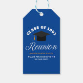 Blue Gold High School Reunion - Gepersonaliseerde  Cadeaulabel (Voorkant)