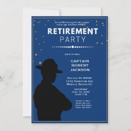 Blue Gold Highway Patrol Retirement Party Kaart