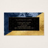 Blue Gold Interior Designer Visitekaartjes (Achterkant)