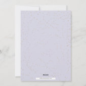 Blue Gold Joyful Tidings Script Aangepaste foto Feestdagenkaart (Achterkant)