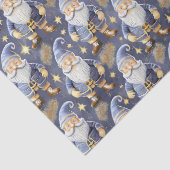 Blue Gold Kerstpatroon#11 ID1009 Tissuepapier (Detail)
