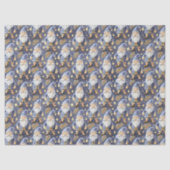 Blue Gold Kerstpatroon#11 ID1009 Tissuepapier (Voorkant)
