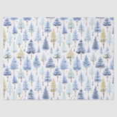 Blue Gold Kerstpatroon#26 ID1009 Tissuepapier (Voorkant)