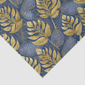 Blue Gold Kerstpatroon#29 ID1009 Tissuepapier (Detail)