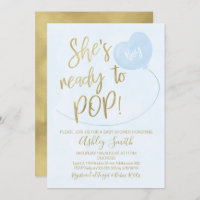 Blue Gold klaar voor Pop Baby shower