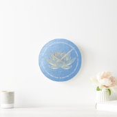 Blue Gold Lotus Yoga Studio Meditation Instructor Ronde Klok (Huis)