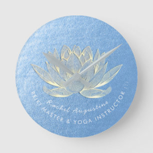 Blue Gold Lotus Yoga Studio Meditation Instructor Ronde Klok