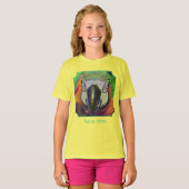 Blue Gold Macaw Face Parrot Art Personalized T-shirt (Voorkant volledig)