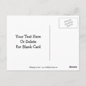 Blue Gold Macaw Parrot Briefkaart (Achterkant)