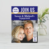 Blue Gold magazine verloving Kaart (Staand voorkant)