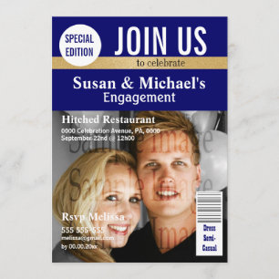 Blue Gold magazine verloving Kaart