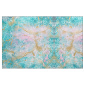 Blue Gold Marble Artwork  Stof (Fat Quarter)