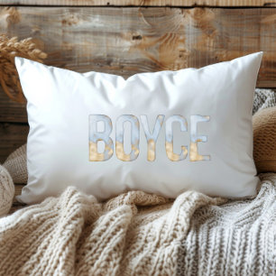 Blue Gold Pastel Waterverf Boyce Louisiana Kussen
