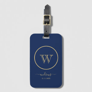 Blue Gold Personal Signature Bagagelabel