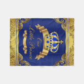 Blue Gold Prince Fancy Prince Baby Fleece Deken (Voorkant (Horizontaal))