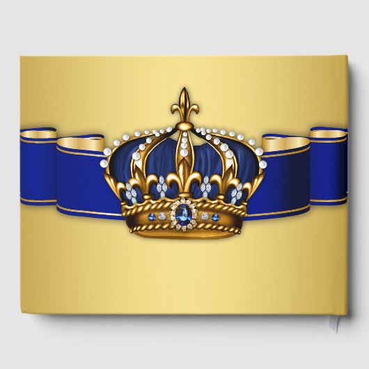Blue Gold Prince King Crown gastenboek (Achterkant)