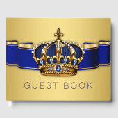 Blue Gold Prince King Crown gastenboek (Voorkant)