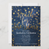 Blue Gold Reach voor het Stars Celestial Afstudere Kaart (Voorkant)