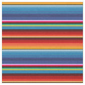 Blue Gold Red Mexican Sarape Stof (Close Up)