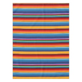 Blue Gold Red Mexican Sarape Tafelkleed
