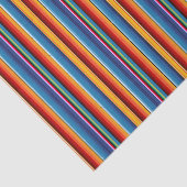 Blue Gold Red Mexican Sarape Tissuepapier (Detail)