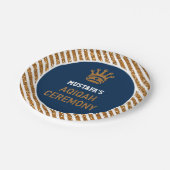 Blue Gold Royal Crown Prince Aqiqah Papieren Bordje (Gekanteld)