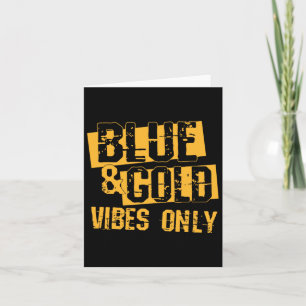 Blue & Gold Spirit Draag voor het Football op de m Kaart