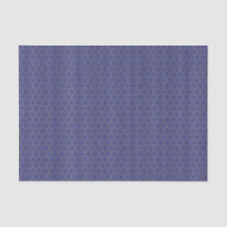 Blue & Gold Star Arabesque Patroon Tissuepapier