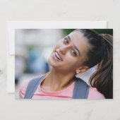 Blue Gold Tassel Elegant 2025 Afstudeerfeest Kaart (Achterkant)