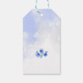 Blue & Gold Tea Party Cadeau Labels Cadeaulabel (Achterkant)