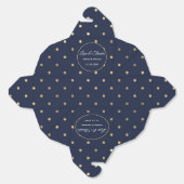 Blue Gold Verjaardag Jubileum Wedding Favoriet Box Bedankdoosjes (Ongevouwen)