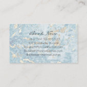 Blue Gold Waterverf Loyalty Visitekaartje (Achterkant)