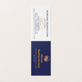 Blue Gold White Dakbedekkingsbedrijf Vouwkaart Kaart