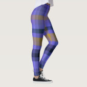 Blue Golden Plaid Leggings (Rechts)