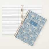 Blue & Goldenrod | Deco Fans Personalized Notitieboek (Binnen)