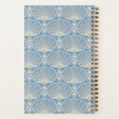 Blue & Goldenrod | Deco Fans Personalized Notitieboek (Achterkant)