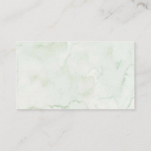 Blue Golf Baby shower Luierkrabbel Informatiekaartje (Achterkant)