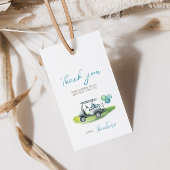 Blue Golf Putt Party Cadeau Label Cadeaulabel