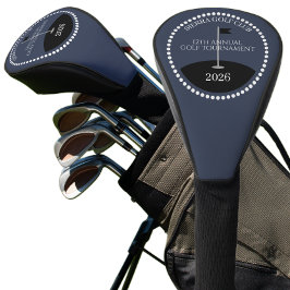 Blue Golf Toernooi Club Naam Golfheadcover