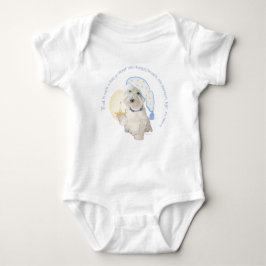 Blue Goodnight Westie met kaars Romper