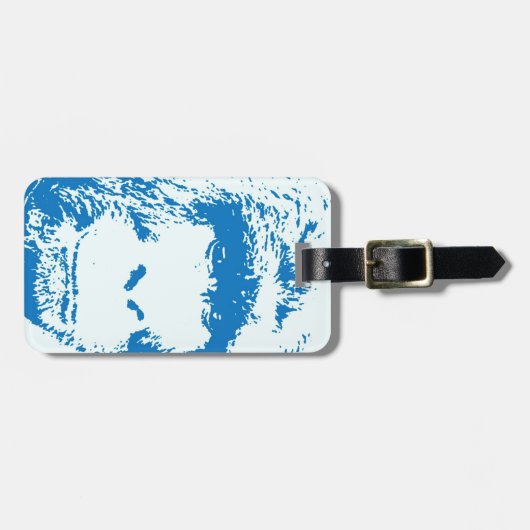 Blue Gorilla Bagagelabels (Voorkant horizontaal)