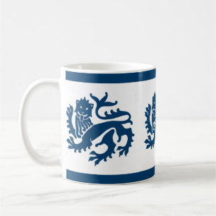 Blue Gothic Revival Lions Mok