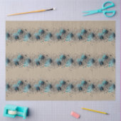 Blue Gothic Spider Web Ephemera patroon Tissuepapier (Craft)