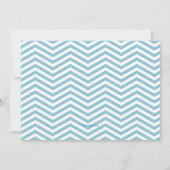 Blue Grab Parade Invitation Kaart (Achterkant)