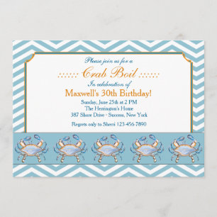 Blue Grab Parade Invitation Kaart