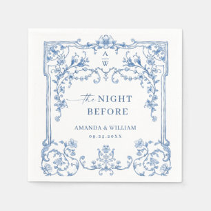 Blue  Grace Victoriaans Boho repetitie diner Servet