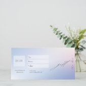 Blue Gradient Business Cadeaubon Kaart (Staand voorkant)