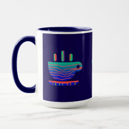 Blue Gradient Coffee Break Mok