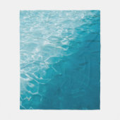 Blue gradient fleece deken (Voorkant)