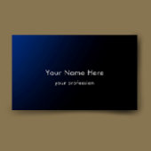Blue Gradient Modern Stylish Custom Professional Visitekaartje